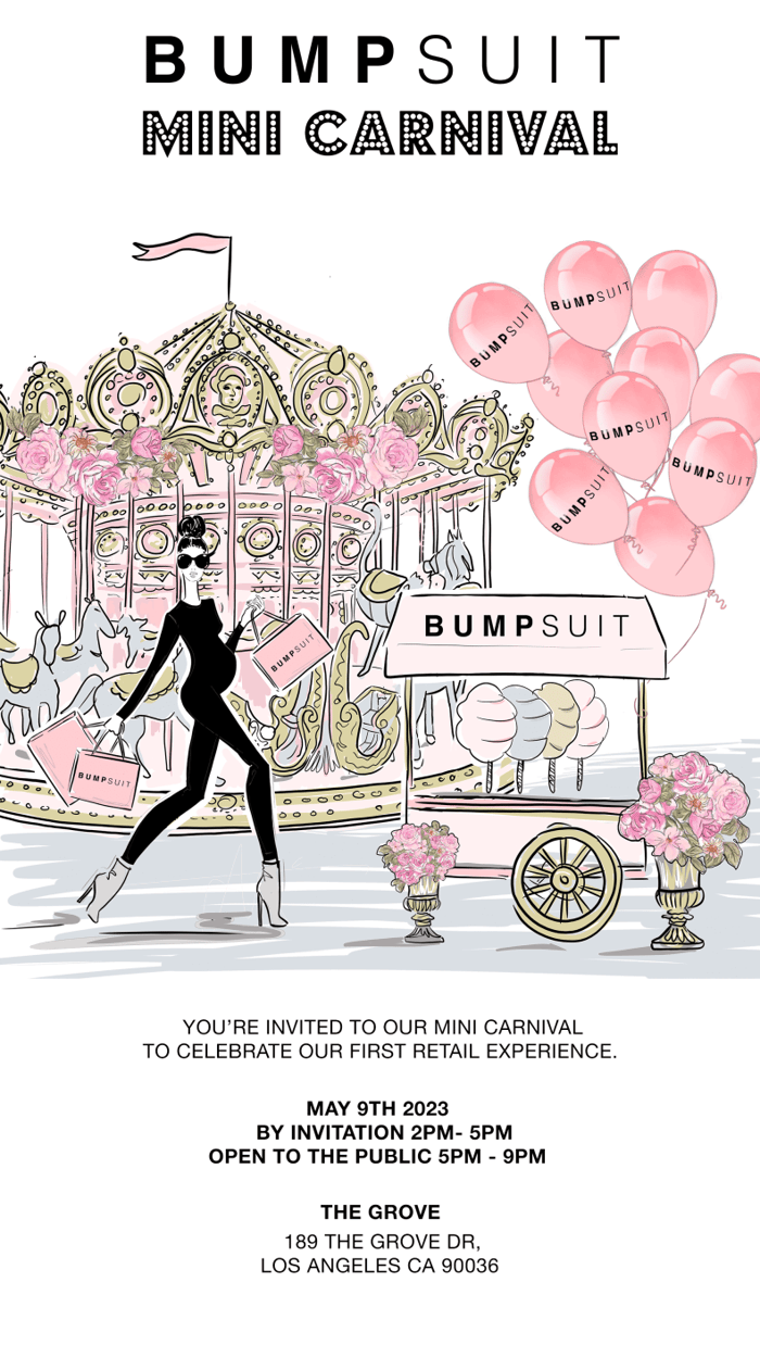 BUMPSUIT HOSTS ITS FIRST MINI CARNIVAL AT THE GROVE LOS ANGELES