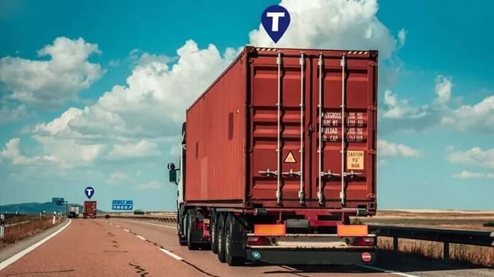High-Value Cargo being transported and monitored by GPS tracking