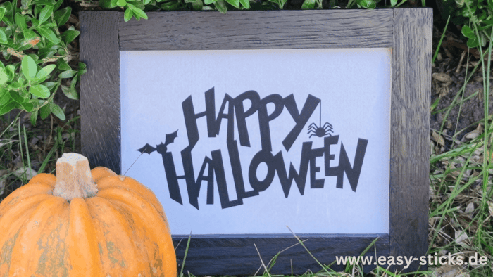 Dekoidee zu Halloween basteln