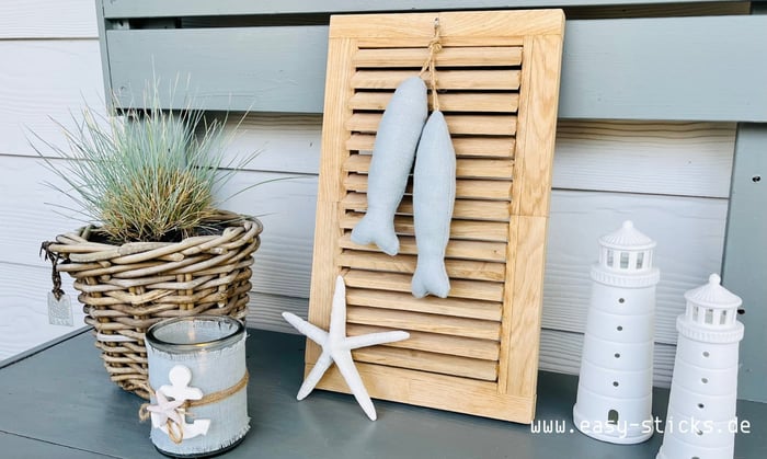 Bastelidee aus Easy-Sticks: Lamellentür