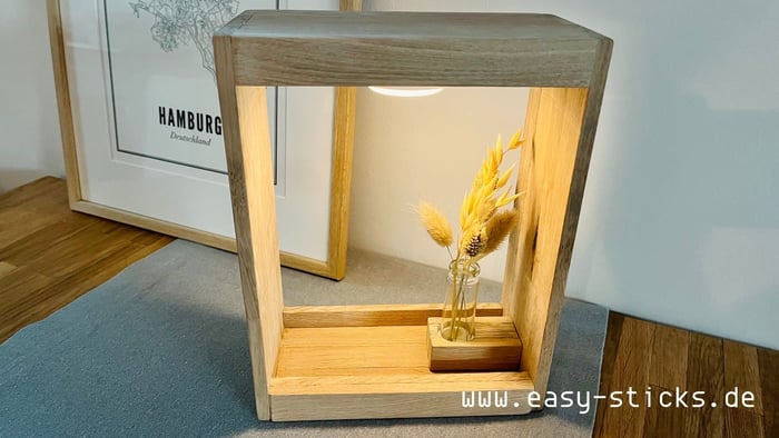Easy-Sticks Bastelidee: Tischleuchte