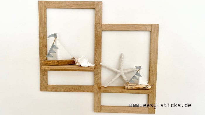 Easy-Sticks Bastelidee: Deko-Regal