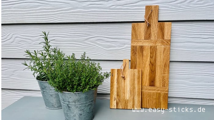 DIY Anleitung: Schneidebretter aus Easy-Sticks
