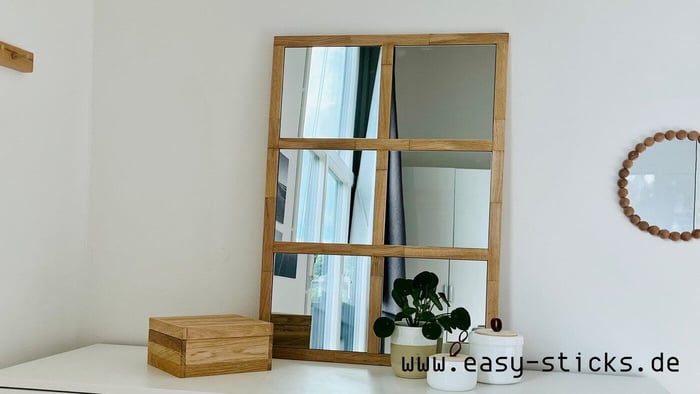 Easy-Sticks Bastelidee: Spiegel