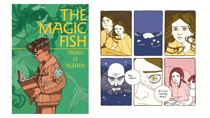 文学・小説 The Magic Fish Trung Le Nguyen The Magic Fish: (A Graphic Novel) | Amazon.com.br