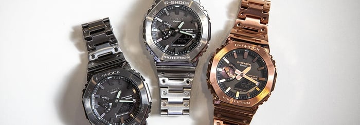 G-Shock First Stainless Steel CasiOaks Have Just Arrived