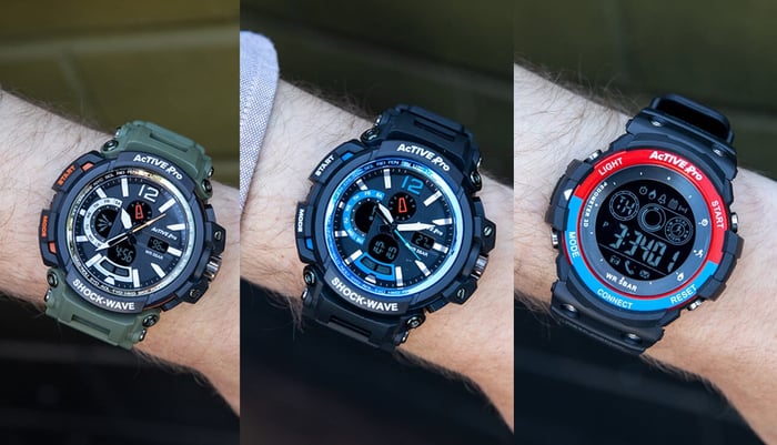 Take On The Day With The Newest Active Pro Sports Watches
