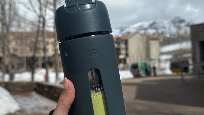 Leftover Ghee Latte: A Buttery Matcha Hack