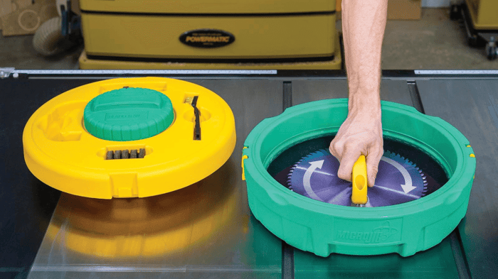 Bye-bye les outils encrassés : Système de nettoyage des lames et des embouts