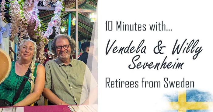 Cover image showing Vendela and Willy Sevenheim from Sweden