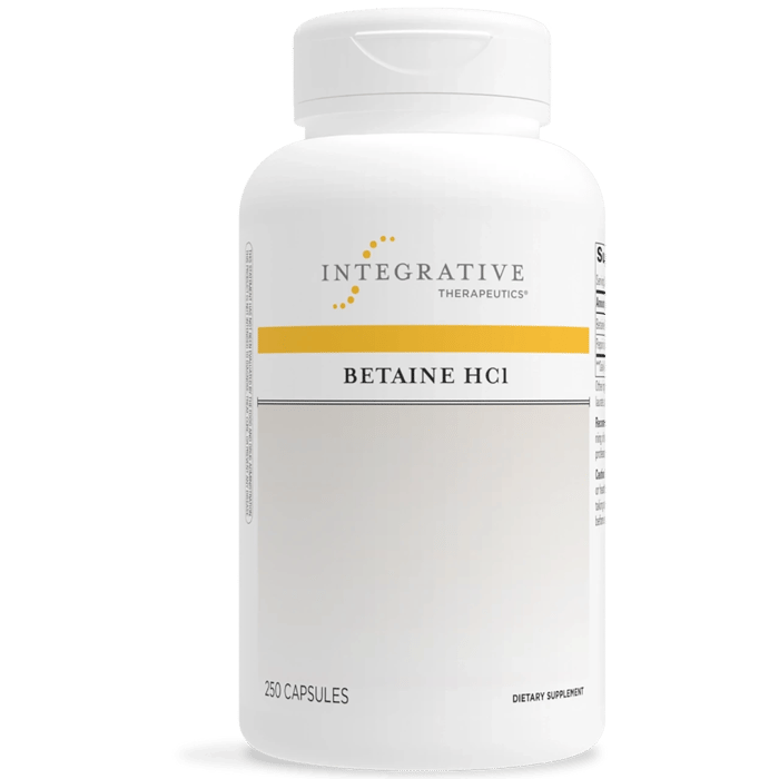 Betaine HCl with Pepsin Integrative Therapeutics: Dosage