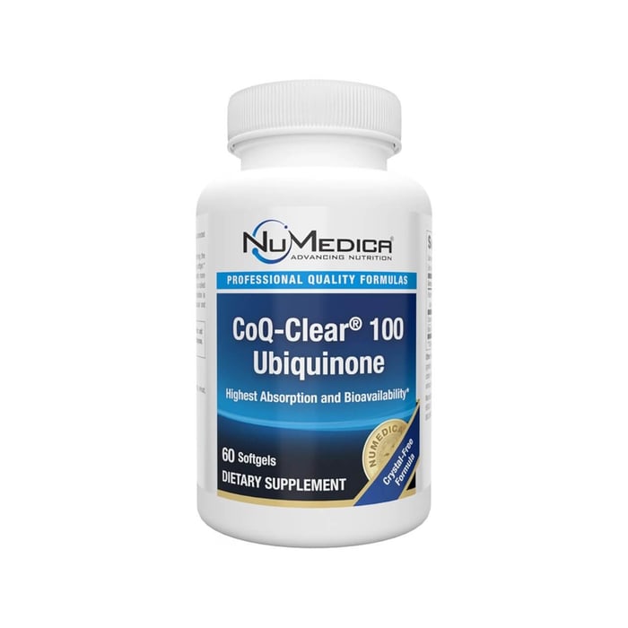 CoQ-Clear 100 Ubiquinone by NuMedica: Boost Heart Health and Daily Energy