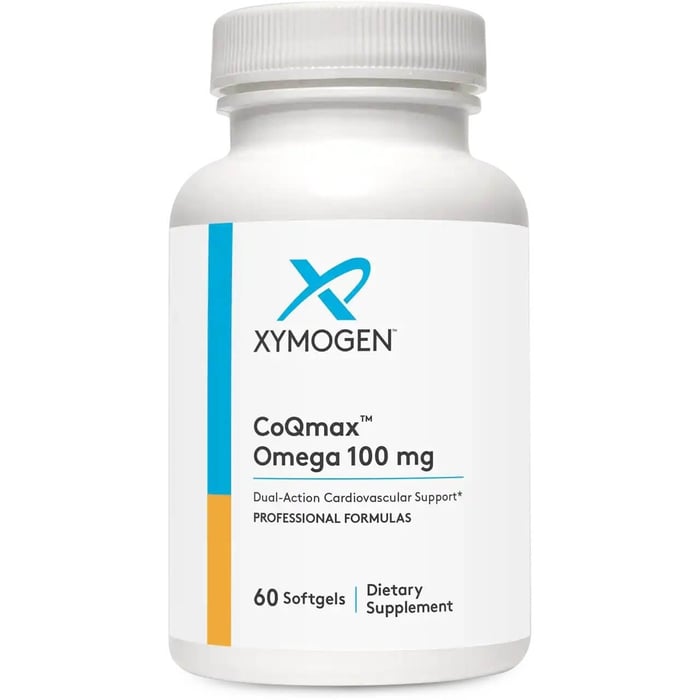 CoQmax Omega 100 mg by Xymogen: Feel Energized and Focused Again