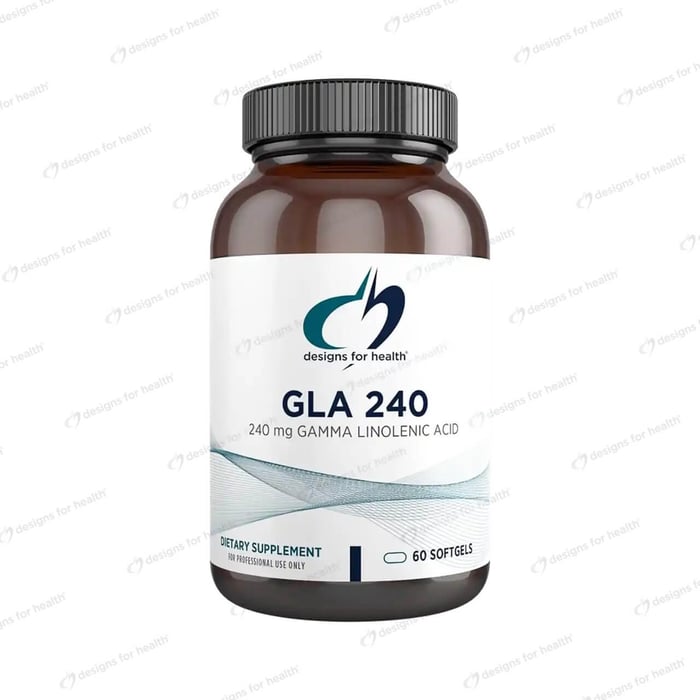 Designs for Health GLA 240 | GLA Supplement for Skin, Joint & Hormonal Support