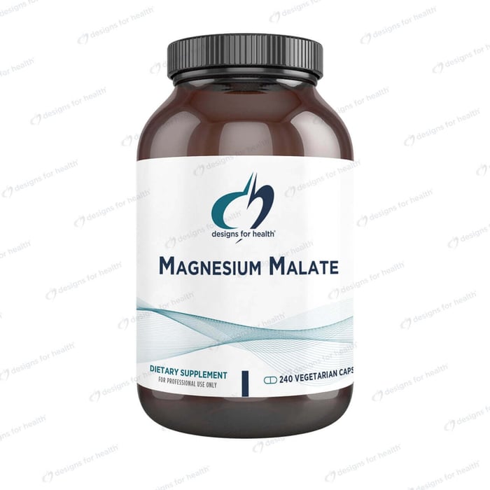 Designs for Health Magnesium Malate: Energy, Muscle Recovery & Bone Support