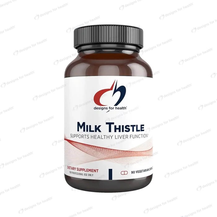 Designs for Health Milk Thistle – Liver Support Supplement with 80% Silymarin