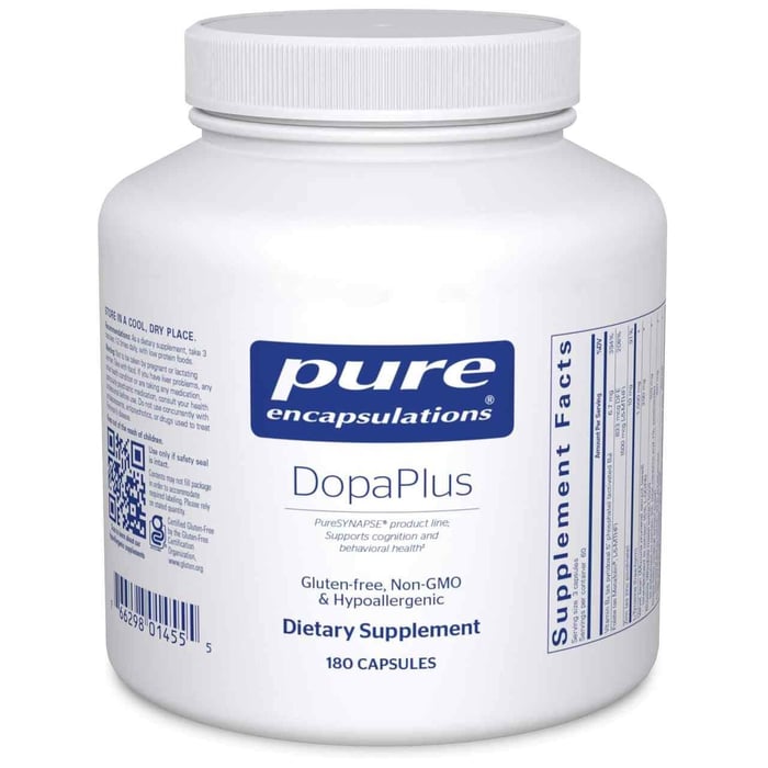 DopaPlus by Pure Encapsulations: Support Supplement for Mood & Cognitive Health That Helps You Feel Sharp Again!