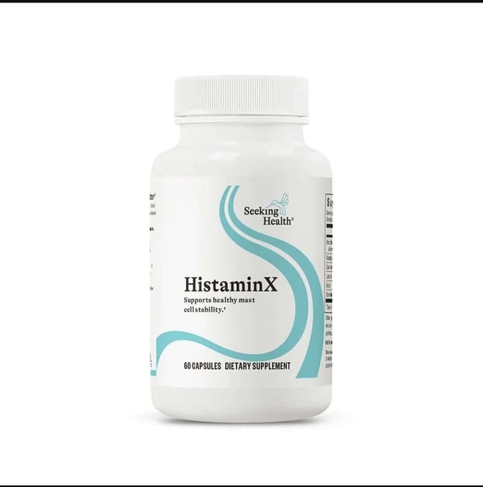 HistaminX Seeking Health 60-capsule bottle