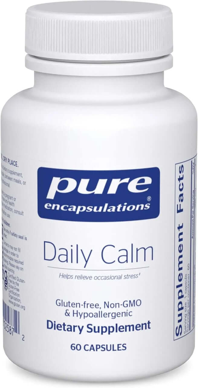 Pure Encapsulations Daily Calm: Natural Stress Relief for Focus & Sleep