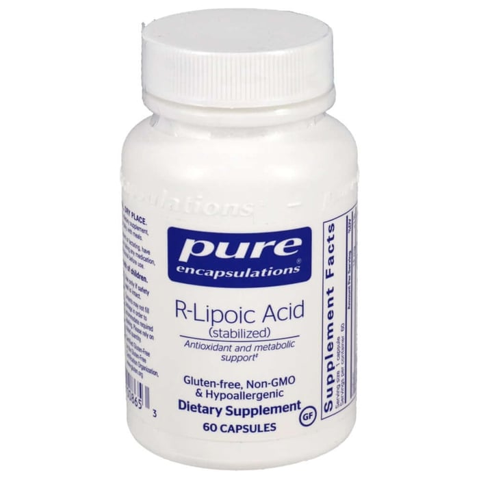 R-Lipoic Acid (Stabilized) by Pure Encapsulations: Energy & Nerve Support Formula