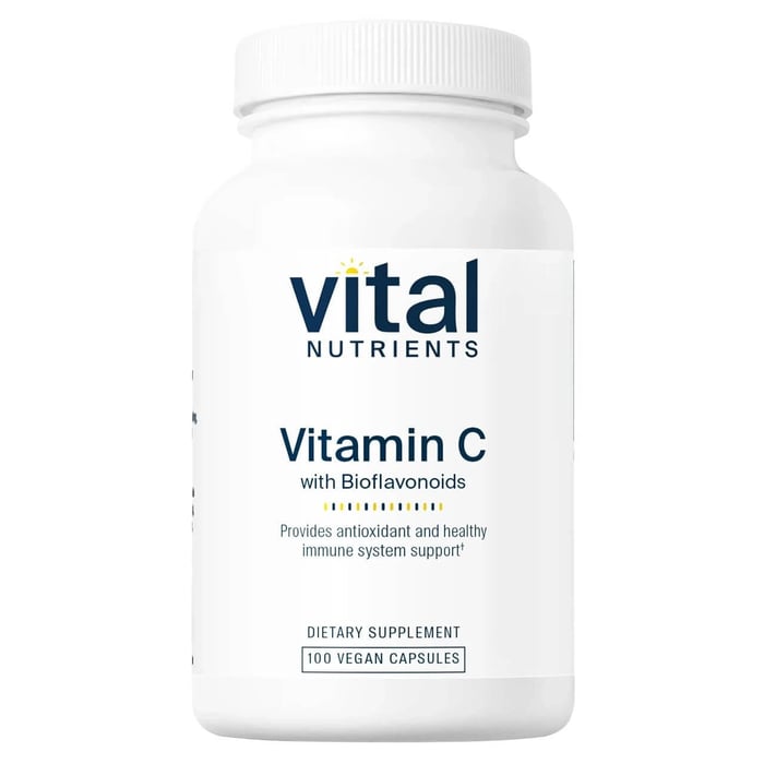 Vital Nutrients Vitamin C with Bioflavonoids: Immune Support, Antioxidants & More