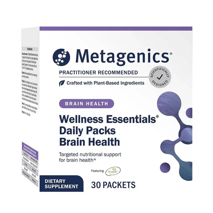 Wellness Essentials Daily Packs Brain Health by Metagenics: A Comprehensive Guide to Smarter Supplementation for Brain and Cognitive Health Support
