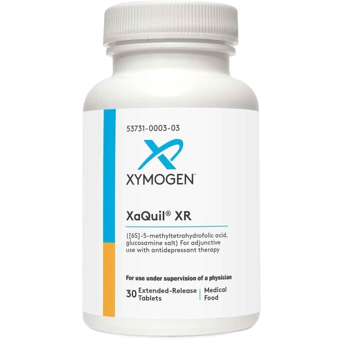 XaQuil XR by Xymogen: Advanced Extended-Release Folate for Brain Health, Mood, and Methylation Support