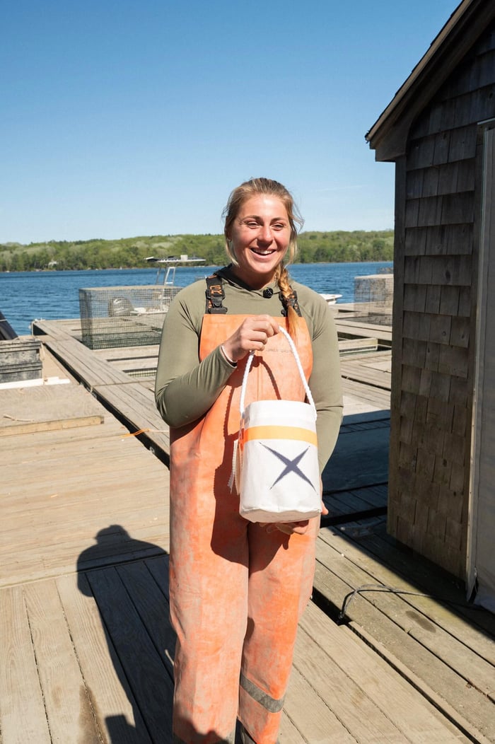 She Farms Oysters. She Finds Pearls. And She Wears What She Earns.