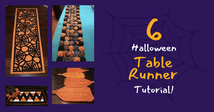 6 DIY Halloween Table Runner Tutorials