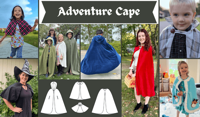 #1 Cape Pattern and Cloak Pattern