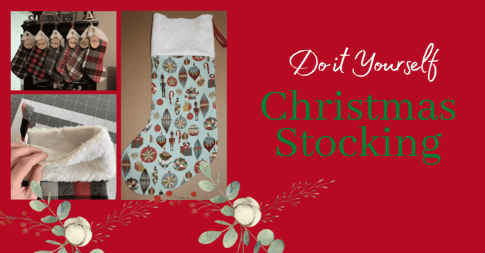 DIY Christmas Stocking | Make the #1 Free Christmas Stocking Pattern