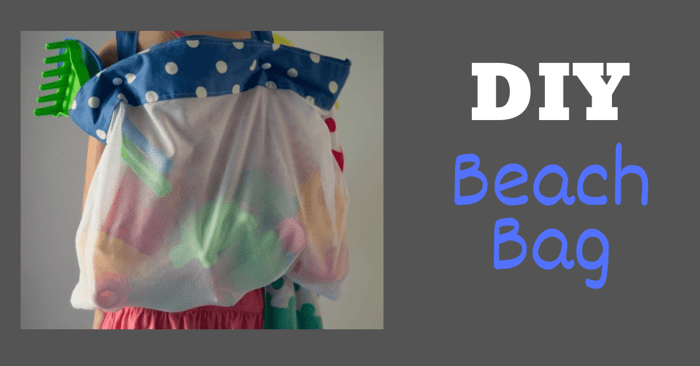 DIY Beach Bag for Beach Toys
