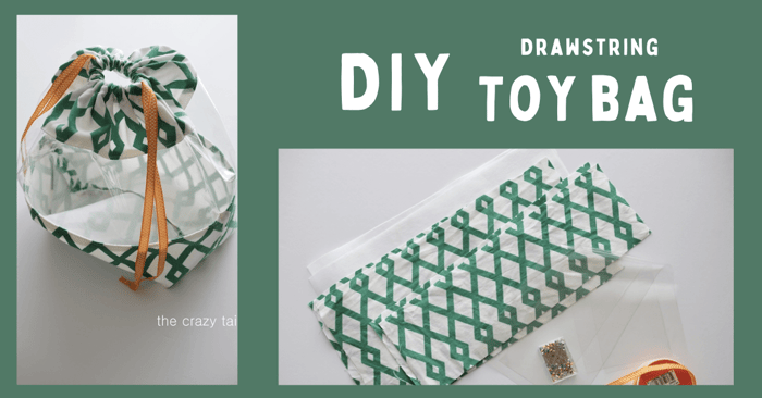 DIY Drawstring Toy Bag