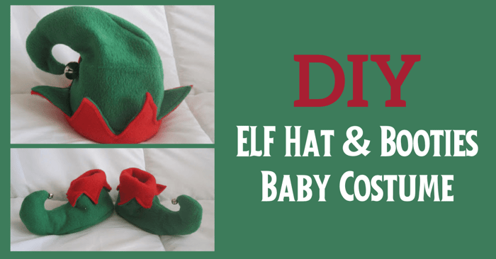 DIY Elf Hat & Booties Costume Tutorial