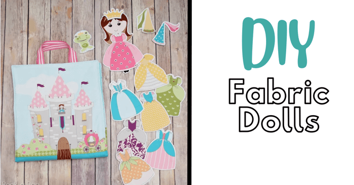 DIY Fabric Paper Dolls Tutorial