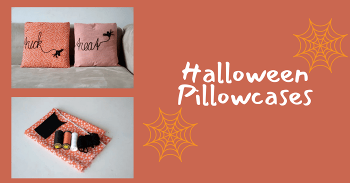 DIY Halloween Pillow Covers | How to Make Halloween Pillows