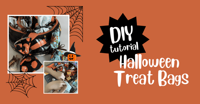 DIY Halloween Treat Bags | Free Tutorials
