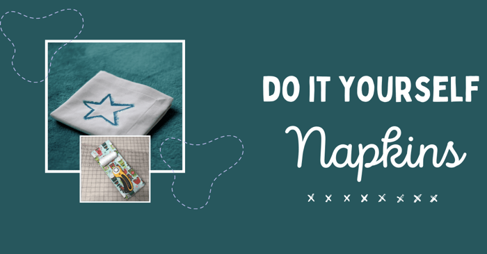 DIY Mitered Corner Napkins | Easy Tutorial