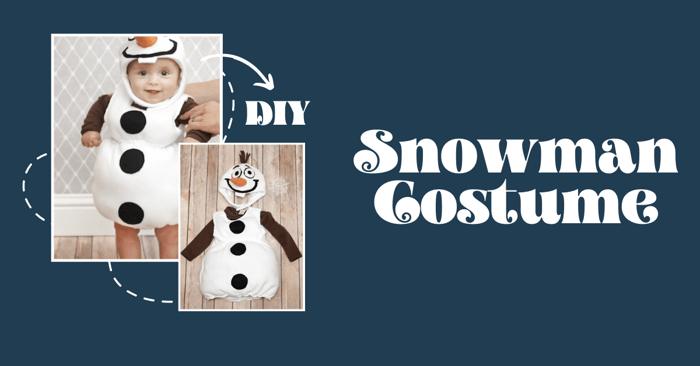 DIY Olaf Costume | Fun Snowman Costume for Kids