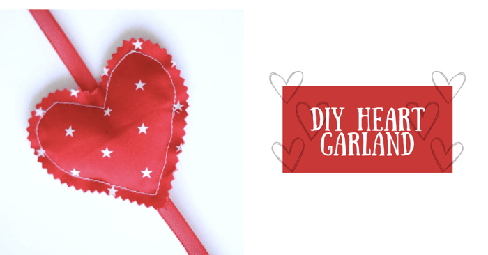 DIY Valentine Garland | How to Make a Heart Garland