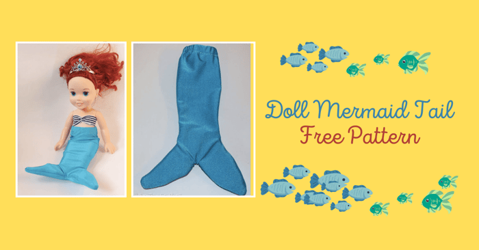 FREE Doll Mermaid Tail Pattern