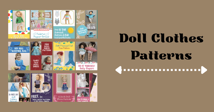 Top 12 Doll Clothes Patterns | Peek-a-Boo Pattern Shop Guide