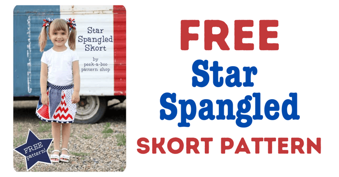 Star Spangled Skort | Free Skort Pattern