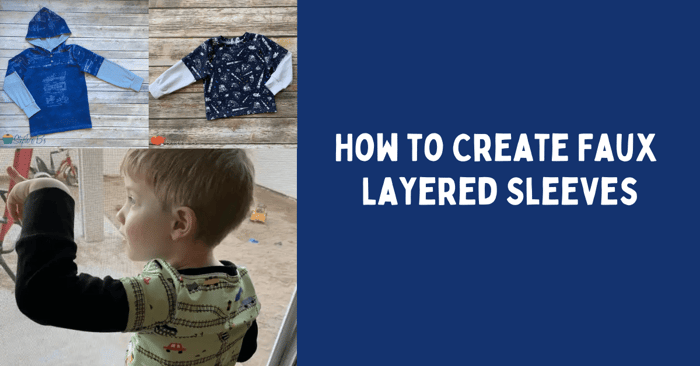 How to Create Faux Layered Sleeves