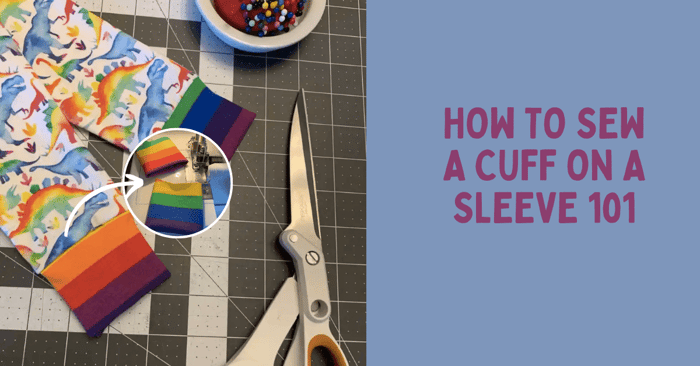 How to Sew Cuffs on Sleeves - Quick and Easy