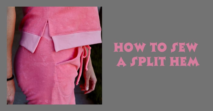How to Sew a Split Hem | Using the Sequoia Pullover