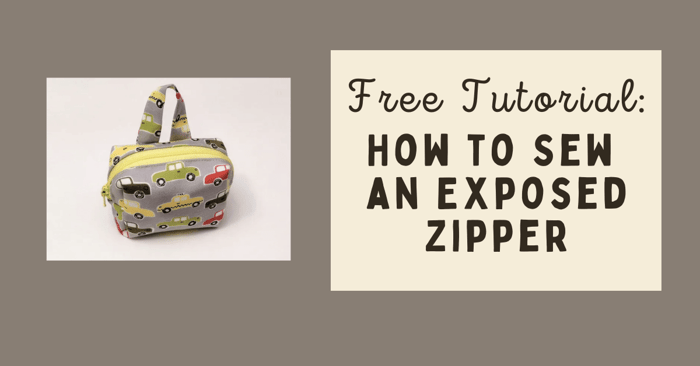 How to Sew an Exposed Zipper | Step-by-Step Guide