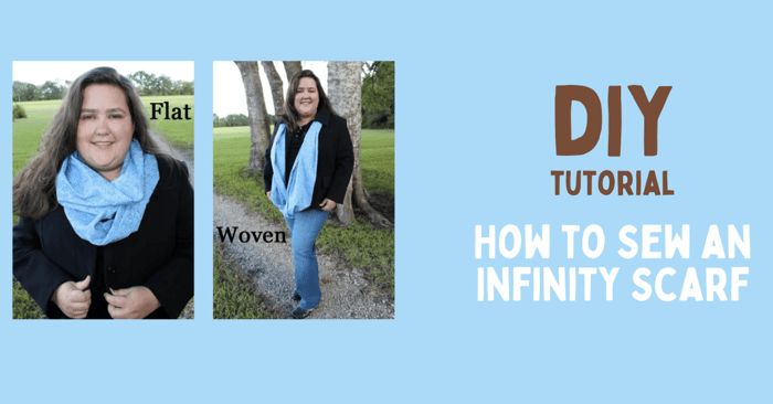 How to Sew an Infinity Scarf in 10 Minutes