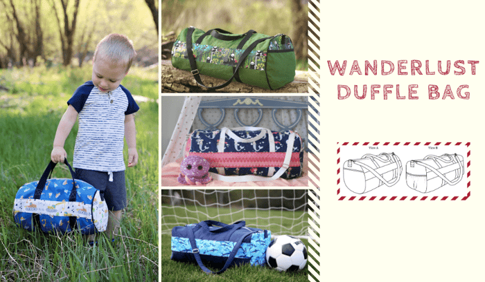 #1 Duffle Bag Pattern | Wanderlust Duffle Bag Pattern