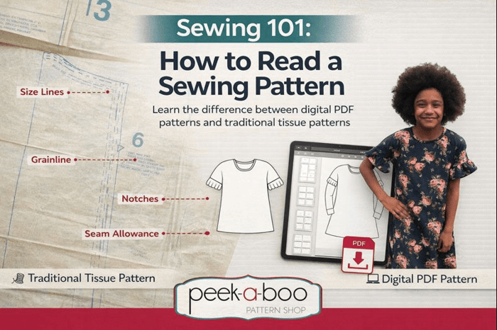 Sewing 101 – How to read a sewing pattern